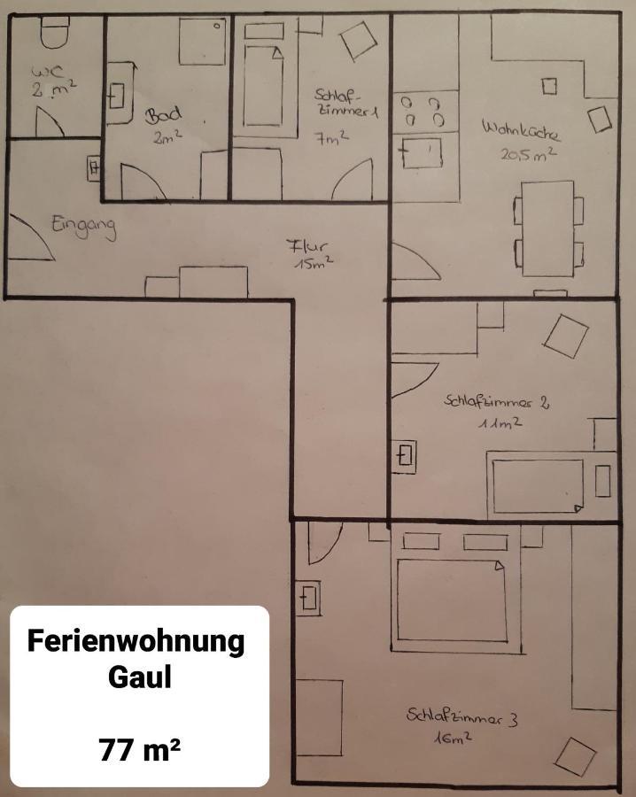 Ferienwohnung Gaul รีเดนแบร์ก ภายนอก รูปภาพ